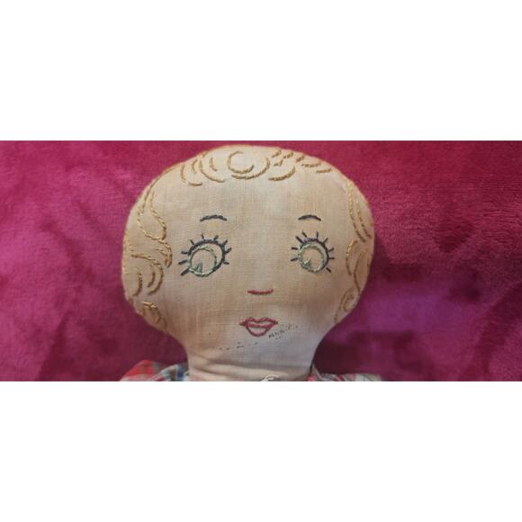 Topsy Turvey cloth rag doll- vintage Americana! Very nice vintage condition - Picture 3 of 7